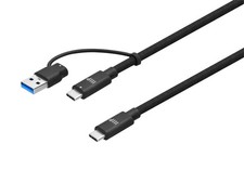 Monoprice USB4 20Gbps 2-in-1 Cable - 240W EPR, 4K60Hz, Braided, Ultra picture
