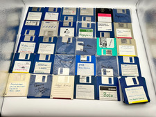 💾 Floppy Disks 3.5 Inch 39 Piece Bundle Atari ST MS-DOS Games Inc Box picture