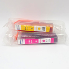 2x Compatible C-281 XXL Inkjet Ink Cartridges Yellow & Magenta for Canon picture