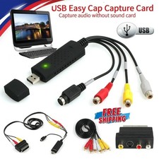 Digital Capture Card USB 2.0 Audio Video VHS to DVD VCR PC HDD Converter Adapter picture