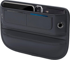 Universal Fit Premium Leather Car Seat Gap Filler Organizer, Center Console Orga picture