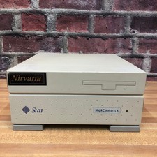 Sun Microsystems SPARCstation LX Model 447 Vintage Workstation Powers On w/HDD picture