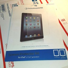 Marware Anti Scratch Screen Protector Kit- 2 Pack - iPad 2, iPad 3 3rd generatio picture