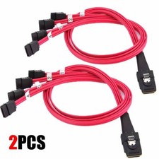 Mini SAS to 4-SATA SFF-8087 Multi-Lane Forward Breakout Internal Cable 19