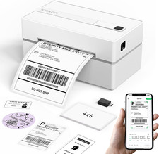 KNAON Bluetooth Thermal Shipping Label Printer, 4X6 Portable Thermal Address Lab picture