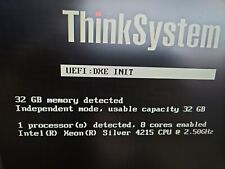 Lenovo ThinkSystem SR630 Xeo Silver 4215 2.3GHz 32Gb No Drives 1U Server - 7X02 picture