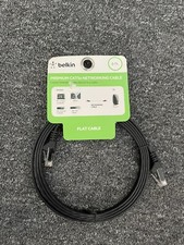 Belkin  Premium CAT5 Networking Flat Cable 6 ft. Black picture
