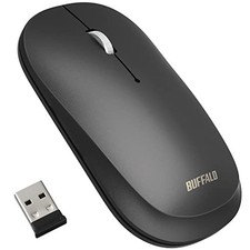 Buffalo FLEXUS Wireless Mouse 3-Button Quiet BlueLED Black (BSMBW335NBK) picture