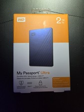 WD My Passport Ultra 2TB Portable External HDD USB-C Metal Design Silver picture