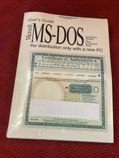 Genuine: Microsoft MS-DOS 6.22 Full Version with 3.5 disks & COA New Sealed picture