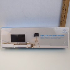 Yecaye CMC-02 Cable Concealer 125in Cord Cover Raceway Kit TV Wire Management  picture