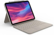Logitech Combo Touch Backlit Keyboard Detachable Case Apple iPad 10th Gen - Sand picture