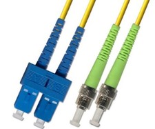 5M Singlemode Duplex Fiber Optic Cable 9/125 SC UPC ST APC Patch Cable Network picture