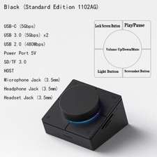 Hagibis Multi Function Remote USB-C Hub Knob Controller Docking Station RGB picture