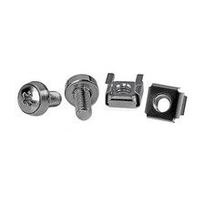 StarTech.com M6 Screws and Cage Nuts - 50 Pack - M6 Mounting Screws and Cage ... picture
