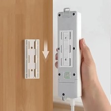 1/2/5/10PCS Self-Adhesive Desktop Socket Fixer Hanging Power Strip Cable Organiz picture