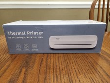 MinZhi Portable Thermal Printer,Wireless Printer Supports 8.5