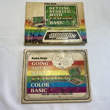 Getting Started With Color Basic Book Going Ahead Ext. TRS-80 Color Computer Vtg picture