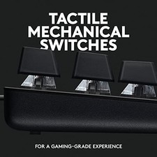 BLACK ALUMINUM - LOGITECH G413 TKL SE MECHANICAL GAMING KEYBOARD picture