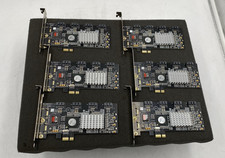 LOT OF 6 SYBA SY-PEX40008 PL-0802DT1 4-port SATA PCI-Express RAID Card picture