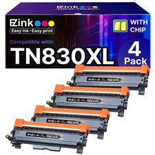 E-Z Ink Compatible TN830XL Toner Brother 4 Pack picture
