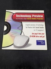 Prentice Hall Technology Preview Disc for Their Social Studies Promotional Ad Cd picture