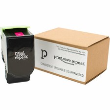 Print.Save.Repeat. Lexmark 801HM Magenta Toner Cartridge CX410, CX510 [3K Pages] picture