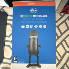 Blue Yeti X USB Microphone Black Freestanding Mute Button Adjustable Stand picture