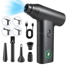300000RPM Electric Air Duster Cordless Mini Jet Dry Blower Portable Turbo Fan US picture