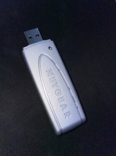 NETGEAR WG111 (606449036657) Wireless USB Adapter Silver  picture