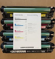 Genuine HP 650A Toner Set CE270A CE271A CE272A CE273A CP5520 OEM Color Black picture