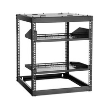 12U AV Rack 23in Depth Open Frame 500lb Capacity Dual Install picture