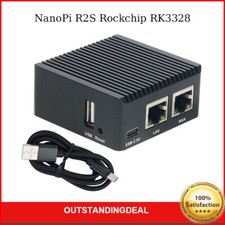 NanoPi R2S Rockchip RK3328 Mini Router Dual Gigabit Port 1GB SBC OpenWrt System# picture