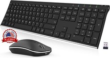 Combinación de teclado y mouse inalámbricos de 2.4 GHz para computadora portátil picture