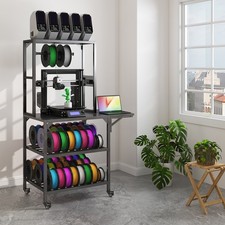 3D Printer Stand, Heavy Duty 3D Printer Table Stand with Filament Storage Rack picture