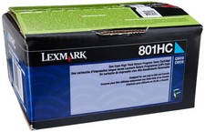 Original Lexmark 80C1HC0 Cyan Toner. New Sealed Box, We Ship Fast picture