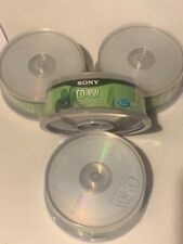 Lot of 4 Sony CD-RW 25 discs, total 100, new picture