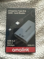 amalink CFexpress Type B & SDXC Card Reader. Model KSS-P2 picture