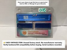 Thermaltake Memory Cooling Kit A1092 Anodized Blue Aluminum Ram Heatsink picture