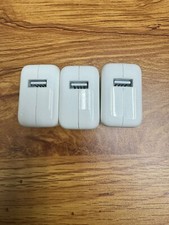 3 PACK Original Apple 12w USB Wall Charger Adapter OEM x3 charging cubes picture