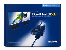 MATROX DUALHEAD2GO Analog Dual VGA - Never Used picture