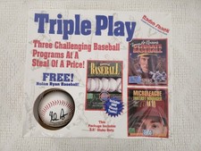 RARE Triple Play Tony Larussa Ultimate Baseball Micro League Nolan Ryan NEW picture