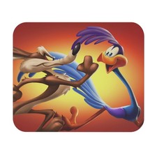 WILE E COYOTE & ROADRUNNER CUSTOM NON-SLIP MOUSE PAD DESK MAT SCHOOL HOME OFFICE picture