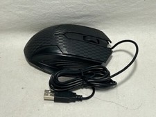 iMicro Wired USB Optical Ergonomic Scrolling Computer Mouse MO-159U - Black NEW picture