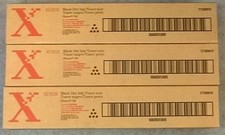 XEROX 006R01009 6R1009 Lot of 3 Black Dry Ink Toner Cartridge GENUINE NEW picture