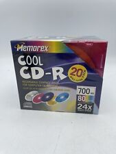 MEMOREX COOL COLORS CD-R 700MB 80 MIN. 40X MULTI SPEED 20 PACK picture