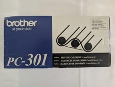 Genuine Brother PC-301 Printing Cartridge Fax Ribbon New In Box picture