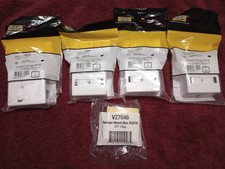 VZ7046 Hubbell Office White 2-Port Data Keystone Housing Surface Mount Box HSB2W picture