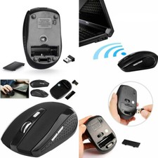 US 2 Pack 2.4GHz Wireless Optical Mouse with USB Nano Receiver for Laptop PC picture