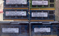 12GB Mixed Lot 6 x 2GB 2Rx8 Laptop RAM Memory PC3-8500S PC3-10600S non-ECC USED picture